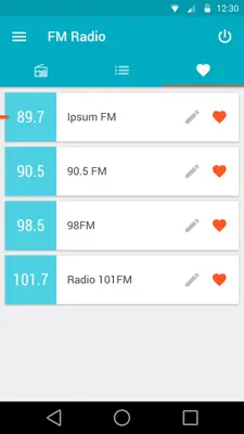 FM Radio android App screenshot 0