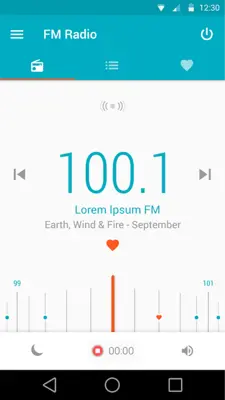 FM Radio android App screenshot 2