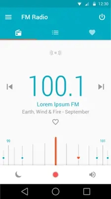 FM Radio android App screenshot 3